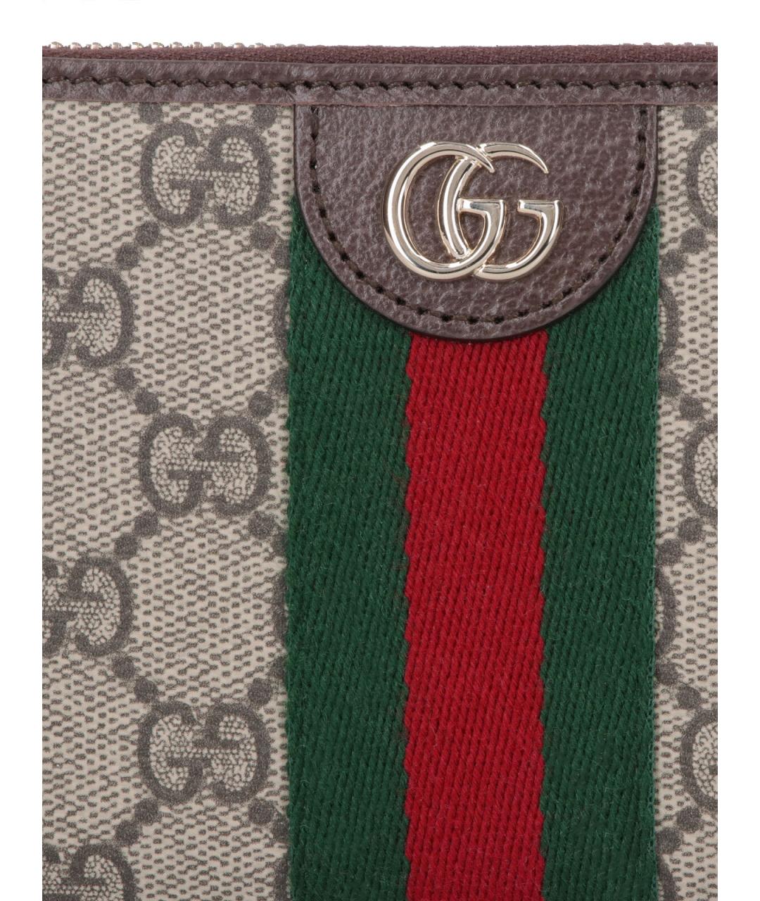 GUCCI Бежевый кошелек, фото 4