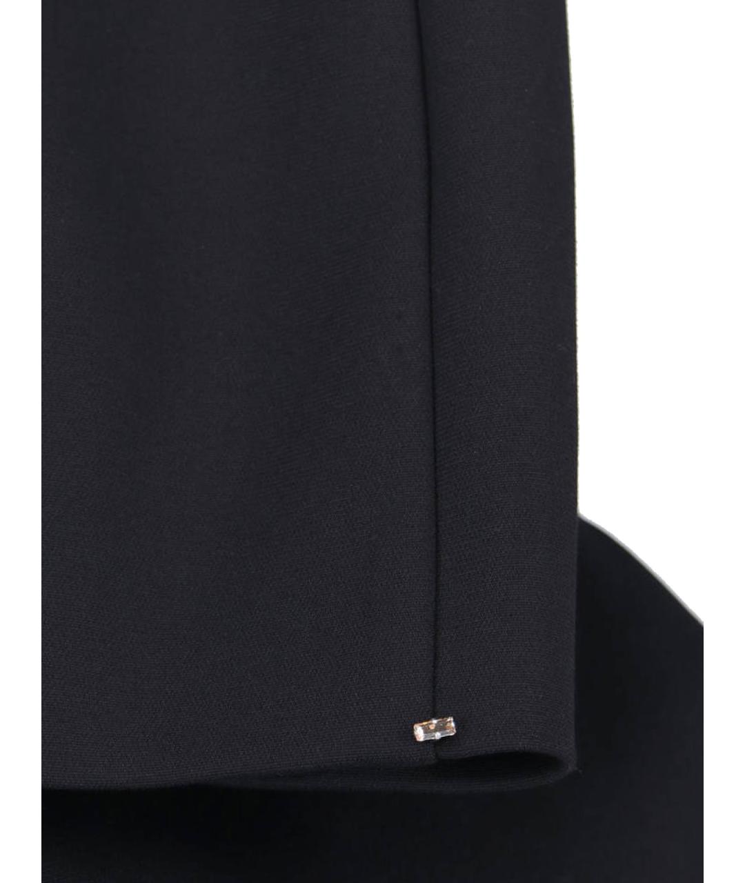 SPORTMAX Черное полиамидовое повседневное платье, фото 5