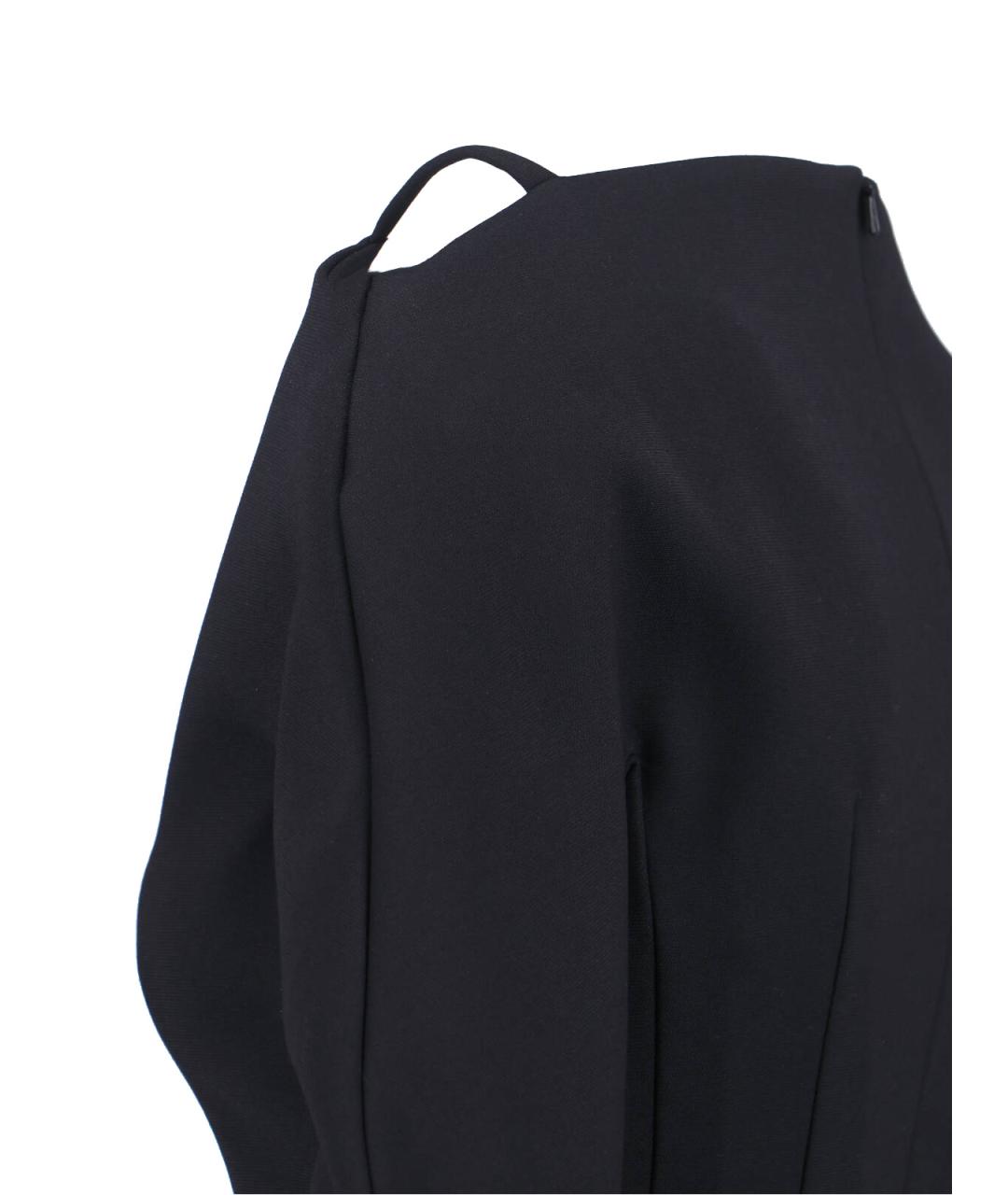 SPORTMAX Черное полиамидовое повседневное платье, фото 3