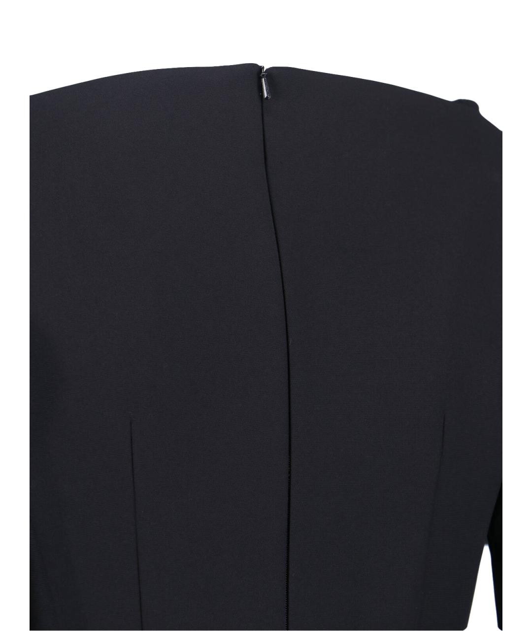 SPORTMAX Черное полиамидовое повседневное платье, фото 4