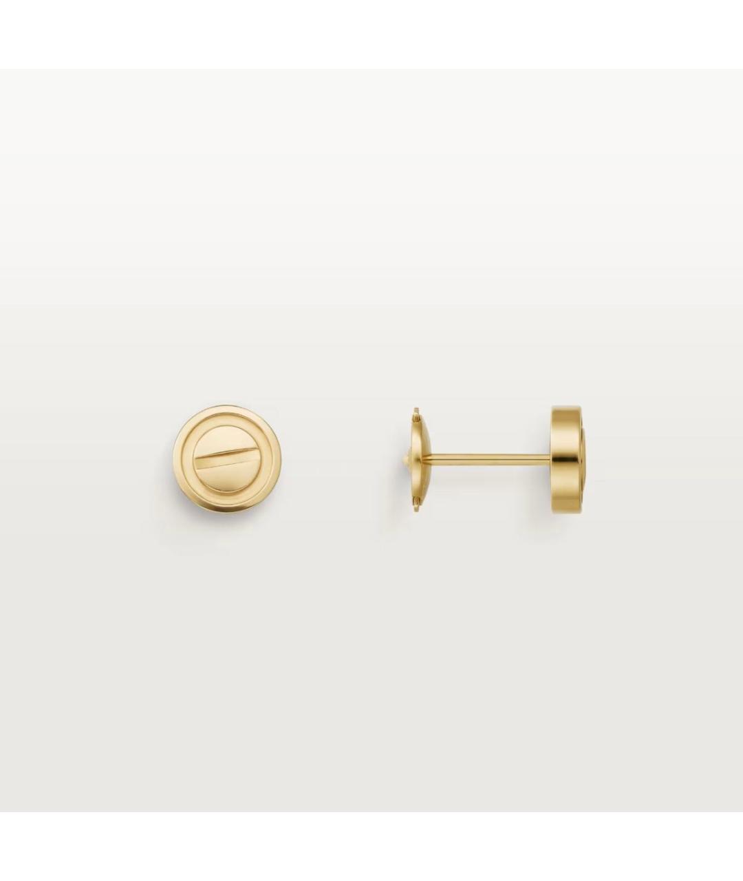 CARTIER Золотые серьги из желтого золота, фото 8