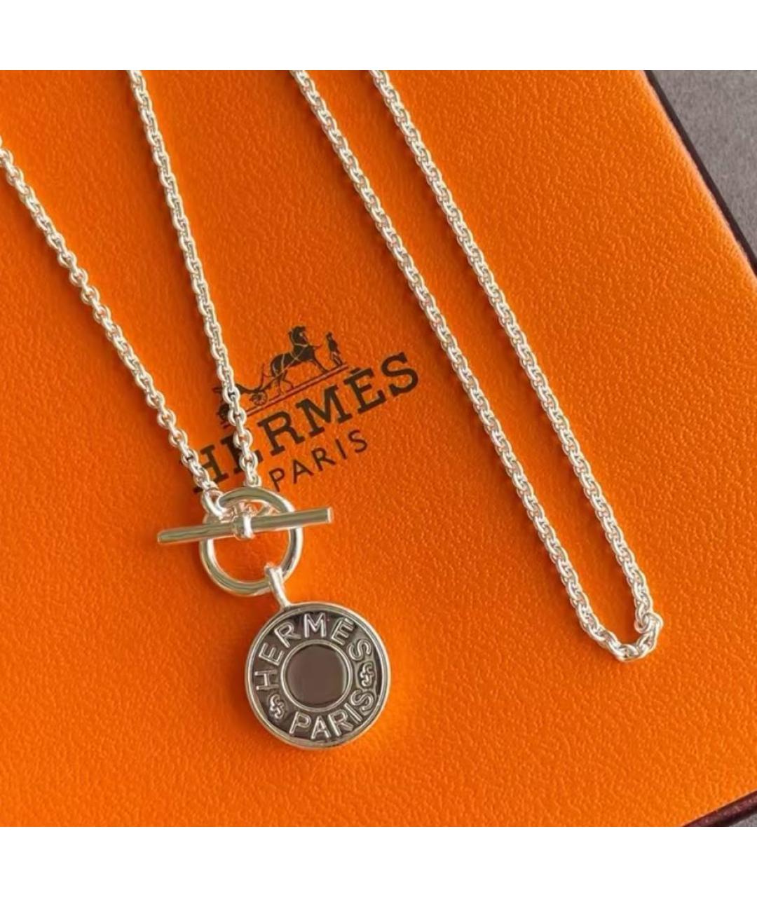 HERMES Серебряная серебряная подвеска, фото 6