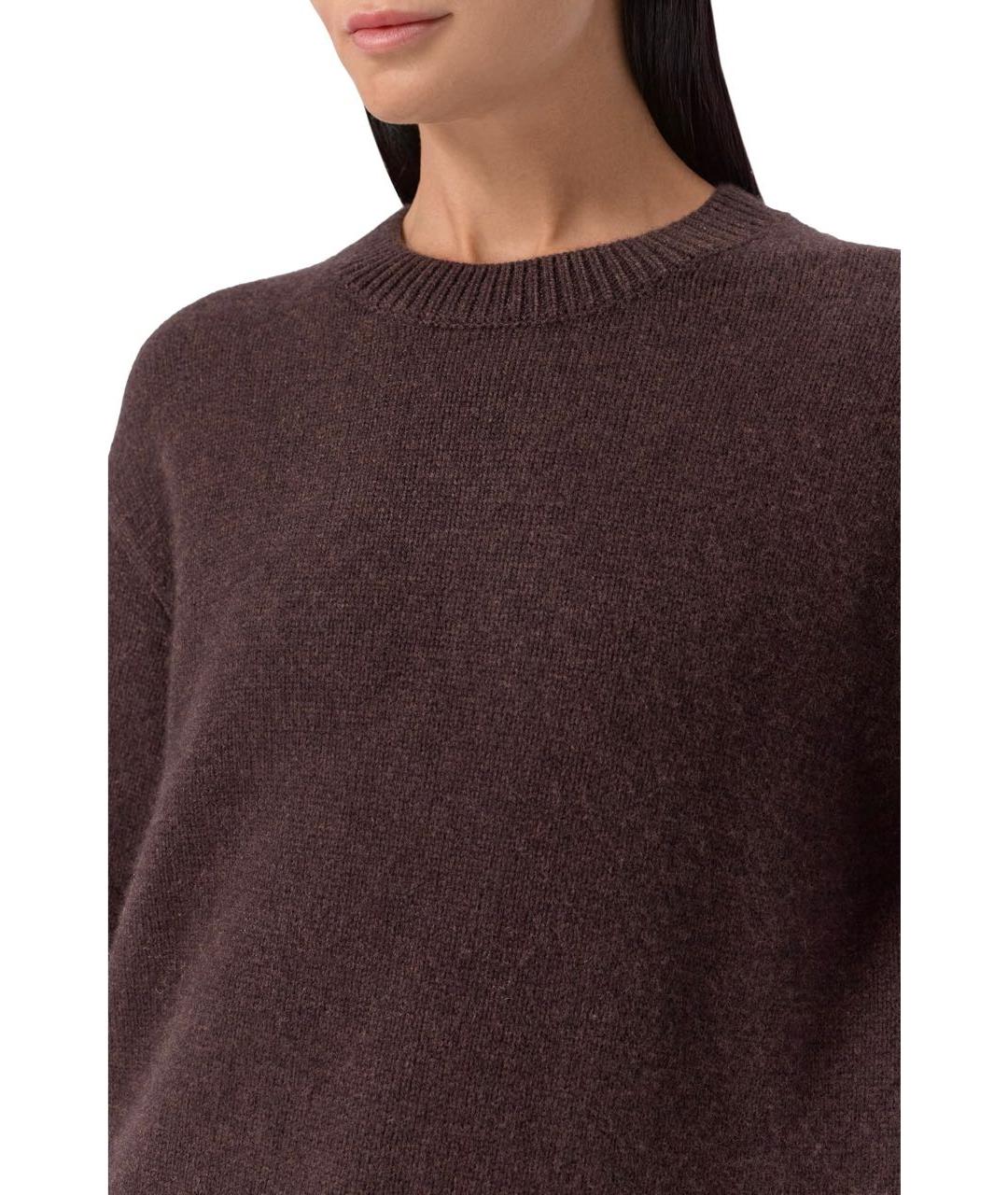 12 STOREEZ Коричневый кашемировый джемпер / свитер, фото 3
