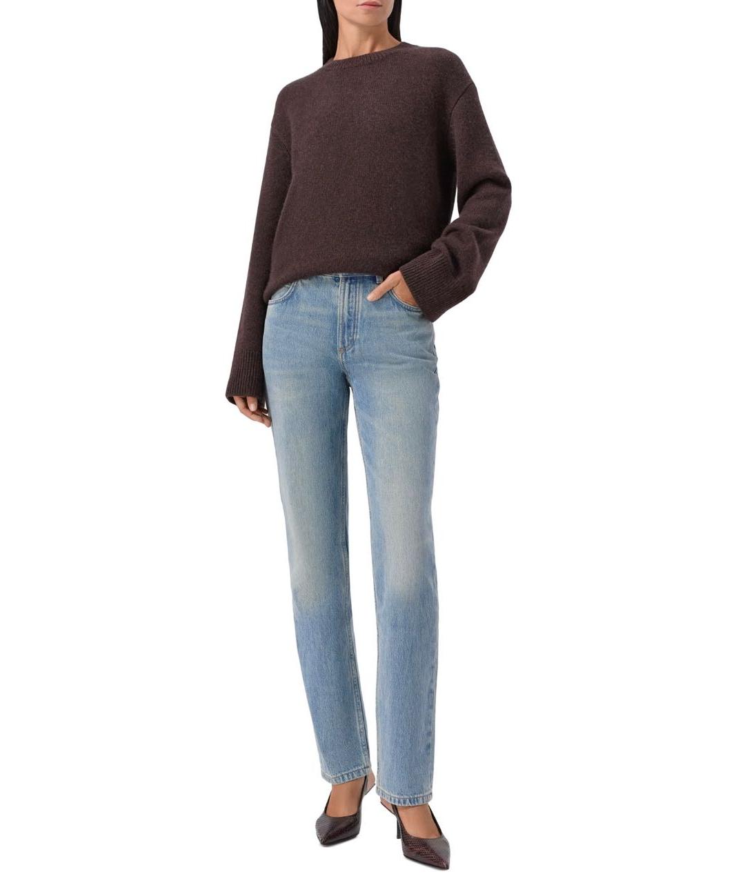 12 STOREEZ Коричневый кашемировый джемпер / свитер, фото 9