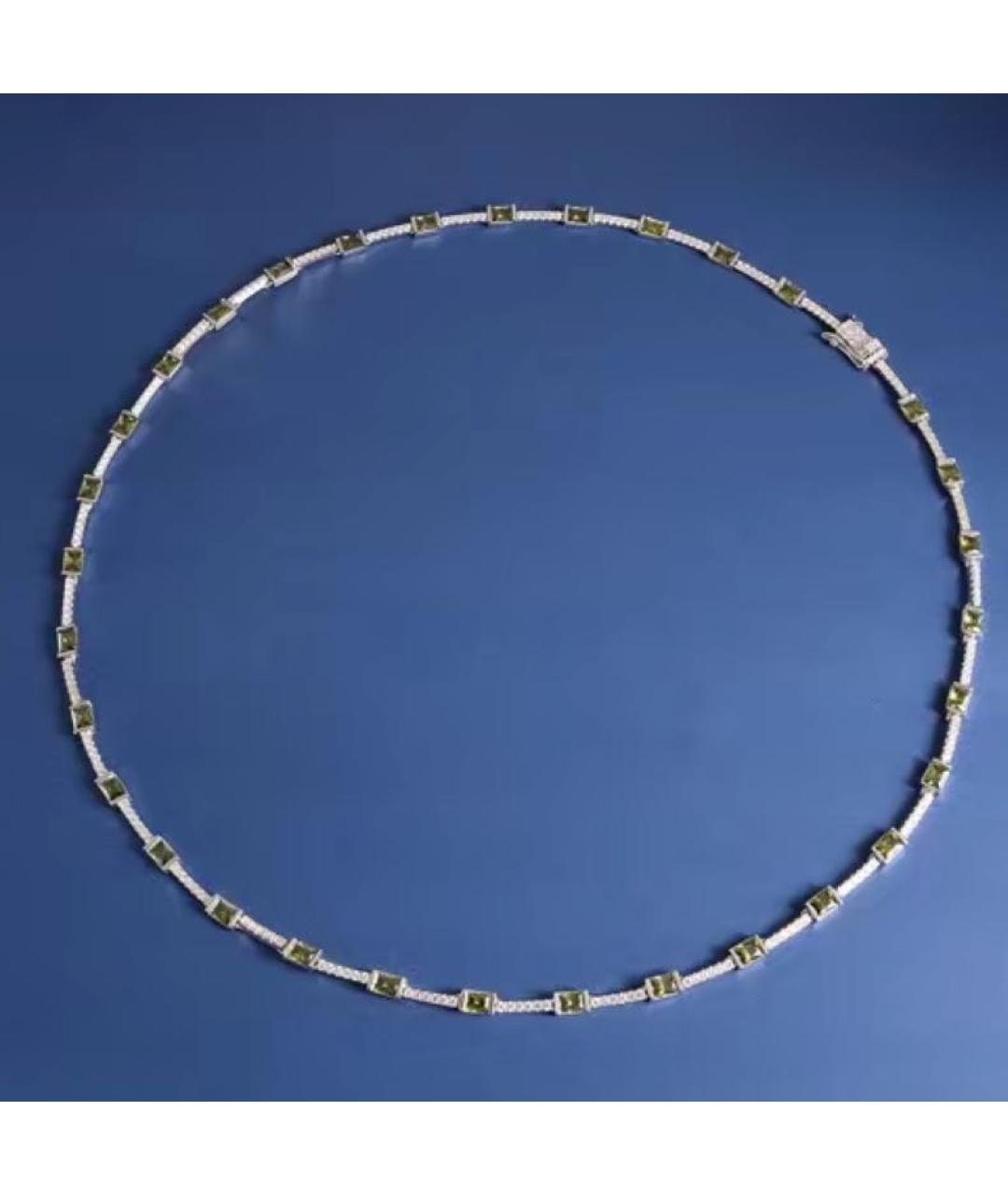 APM Monaco Зеленые серебряное колье, фото 8