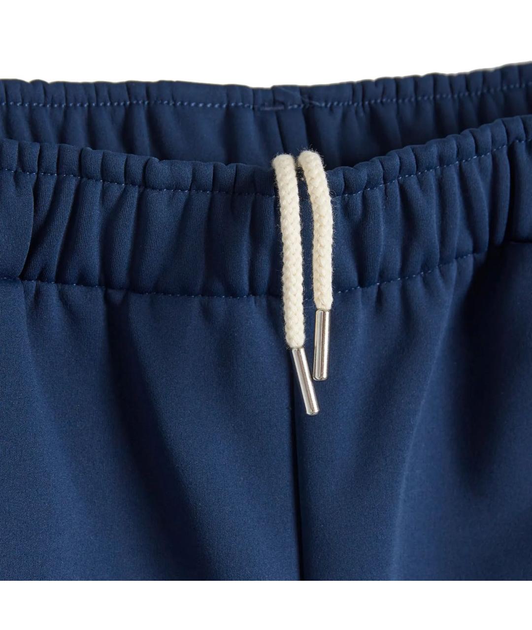 ADIDAS Темно-синие полиэстеровые повседневные брюки, фото 3