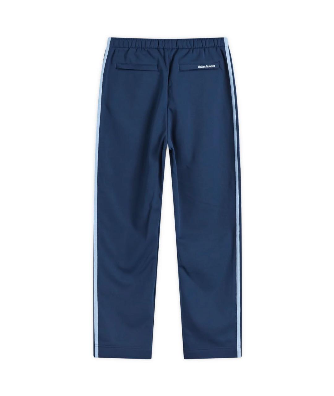 ADIDAS Темно-синие полиэстеровые повседневные брюки, фото 2