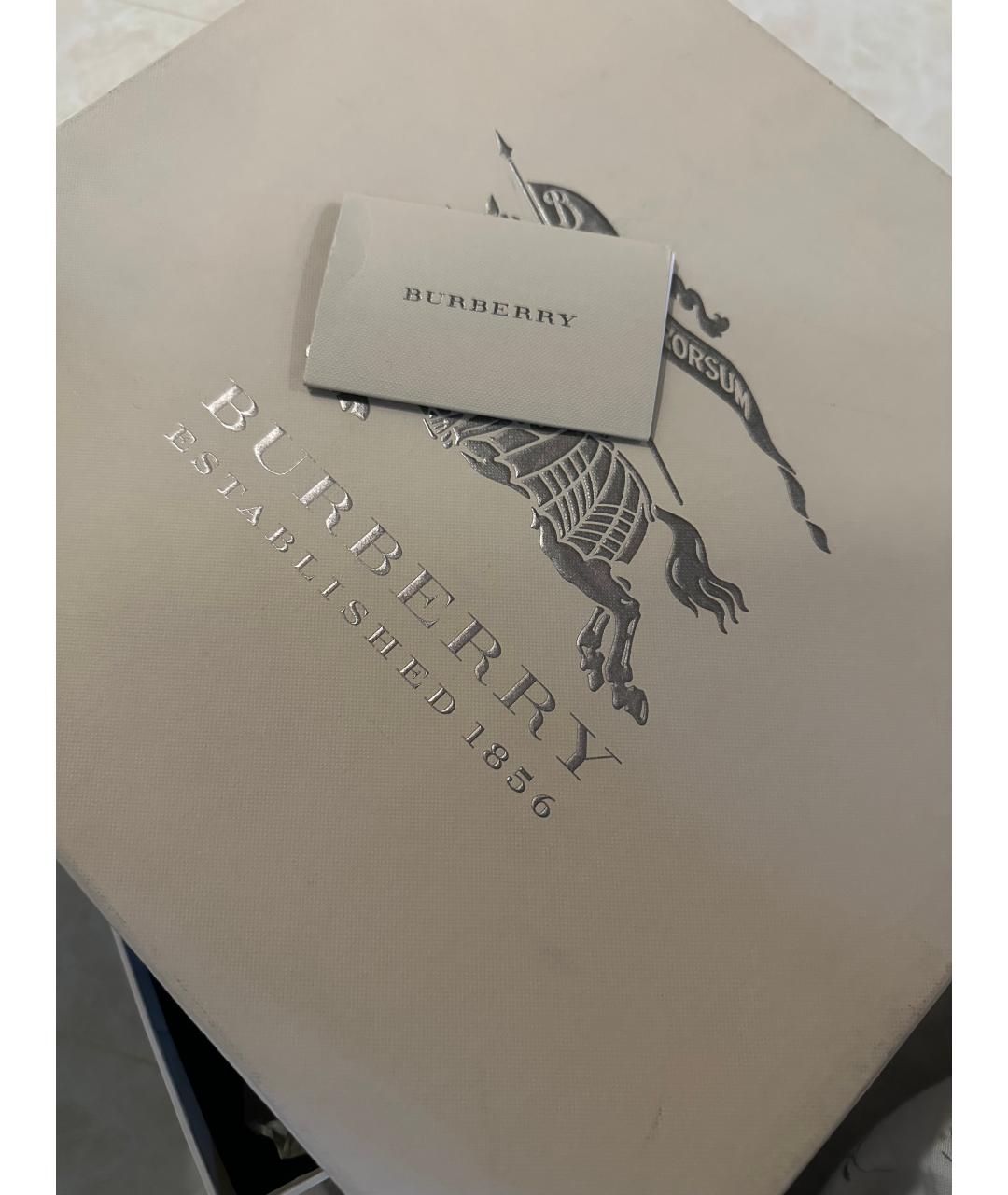 BURBERRY Коричневые кожаные эспадрильи, фото 4