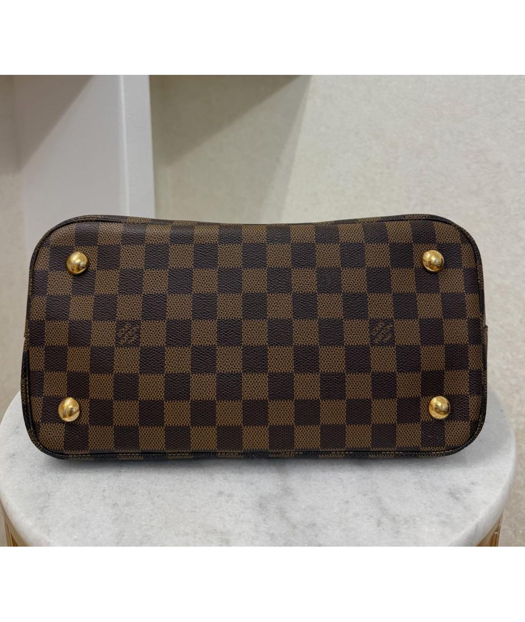 LOUIS VUITTON Коричневая сумка с короткими ручками, фото 8