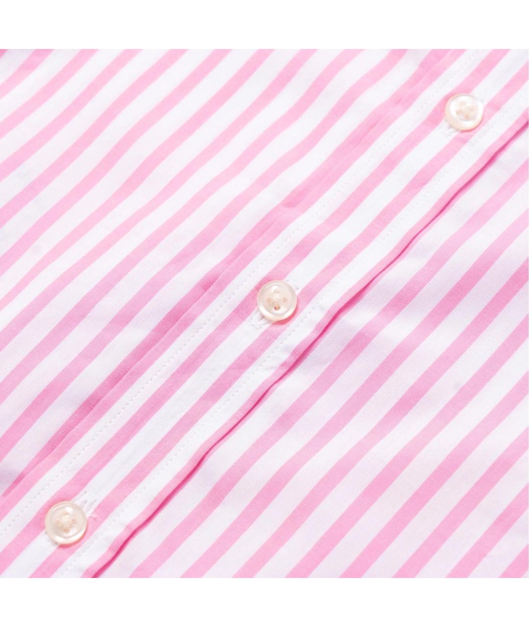 POLO RALPH LAUREN Розовая хлопковая рубашка/блузка, фото 5