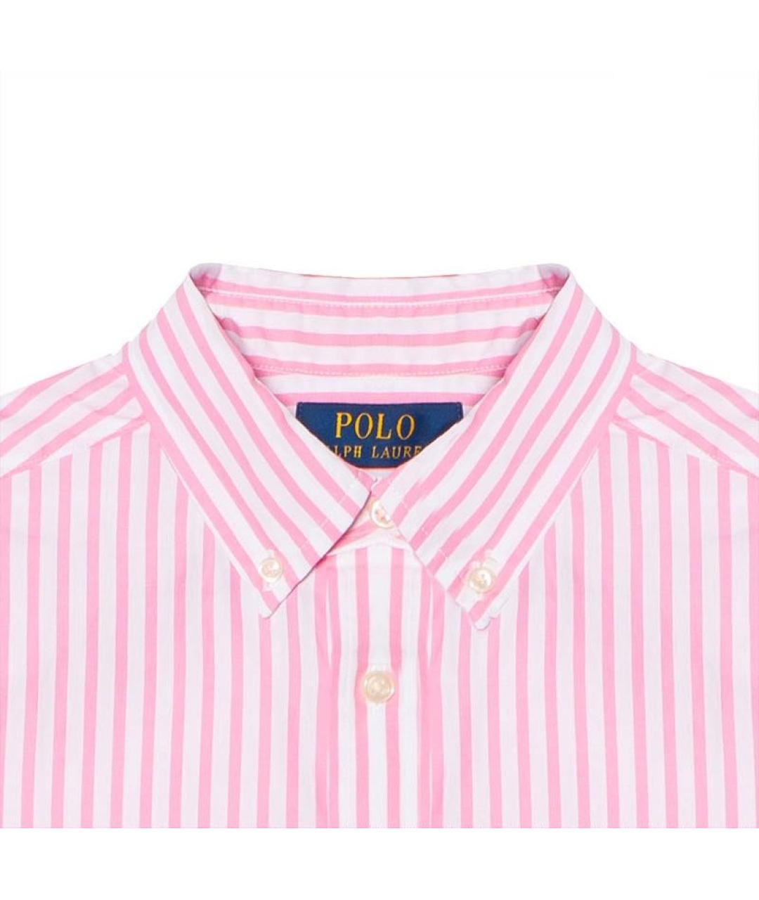 POLO RALPH LAUREN Розовая хлопковая рубашка/блузка, фото 3