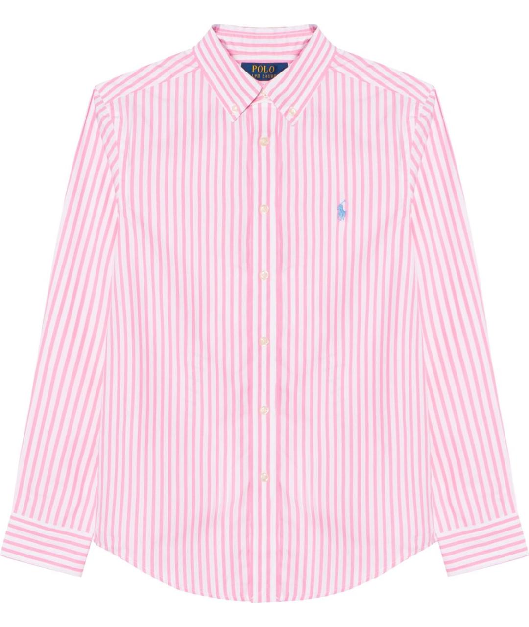 POLO RALPH LAUREN Розовая хлопковая рубашка/блузка, фото 7