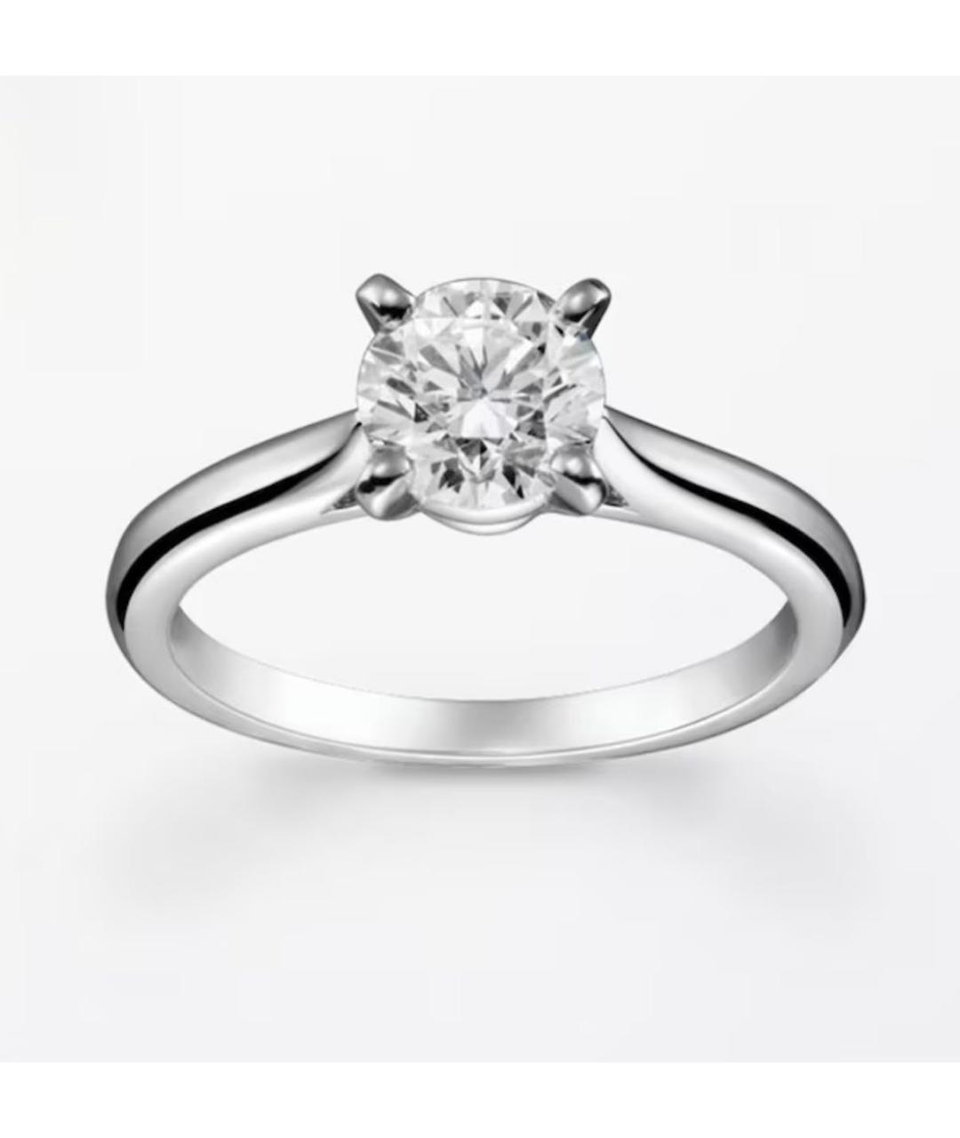 CARTIER Серебряное платиновое кольцо, фото 8