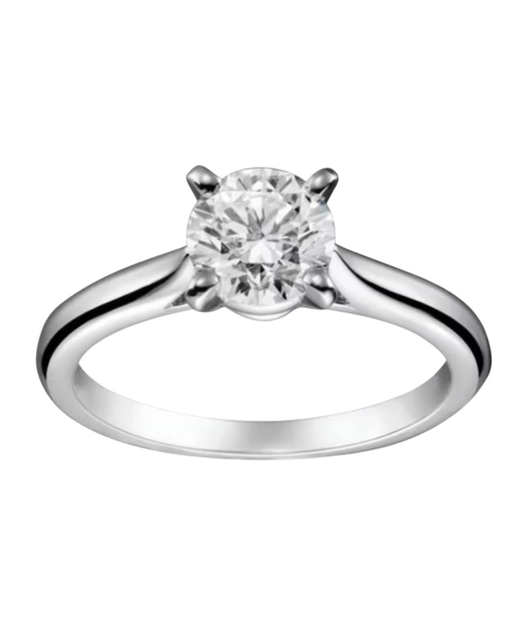 CARTIER Серебряное платиновое кольцо, фото 1
