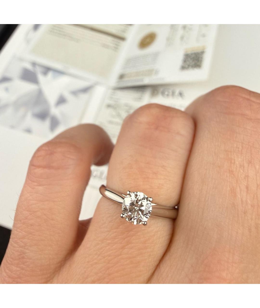 CARTIER Серебряное платиновое кольцо, фото 5