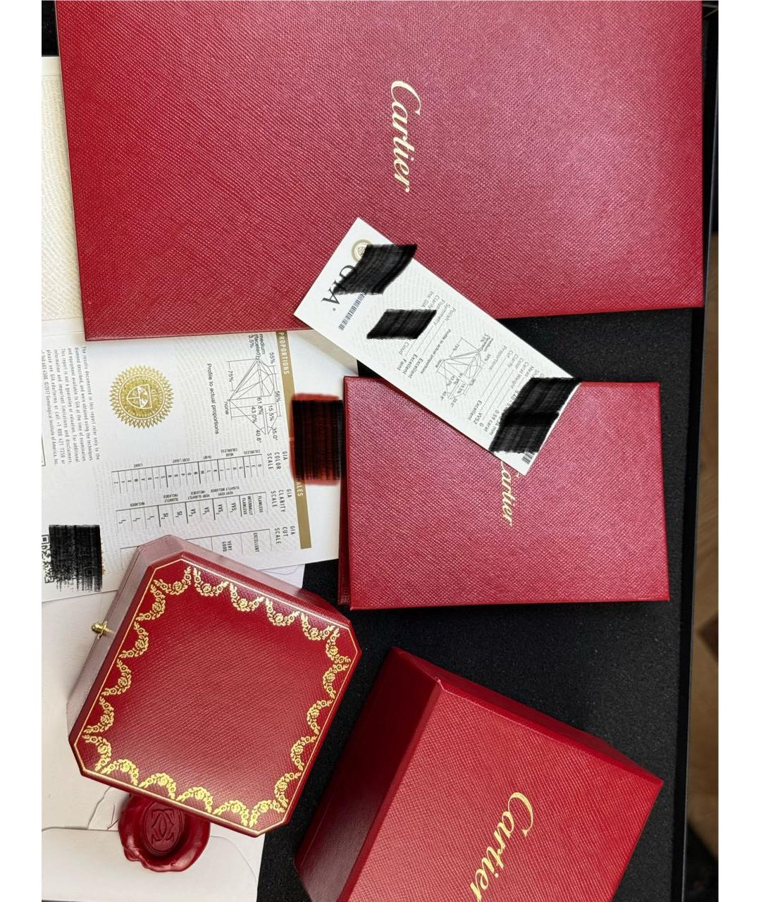 CARTIER Серебряное платиновое кольцо, фото 7