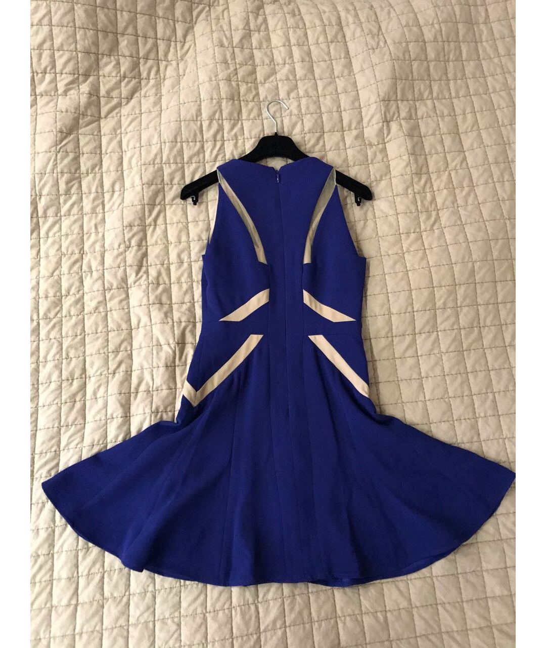 BCBG MAXAZRIA Синее полиэстеровое повседневное платье, фото 2