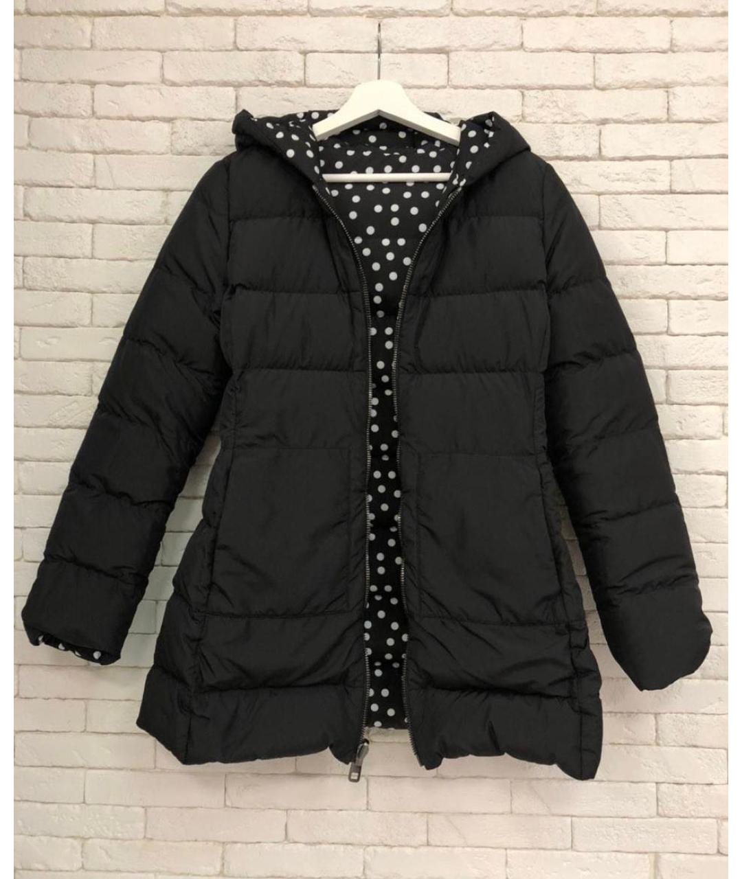 DOLCE&GABBANA Черный хлопковый пуховик, фото 8