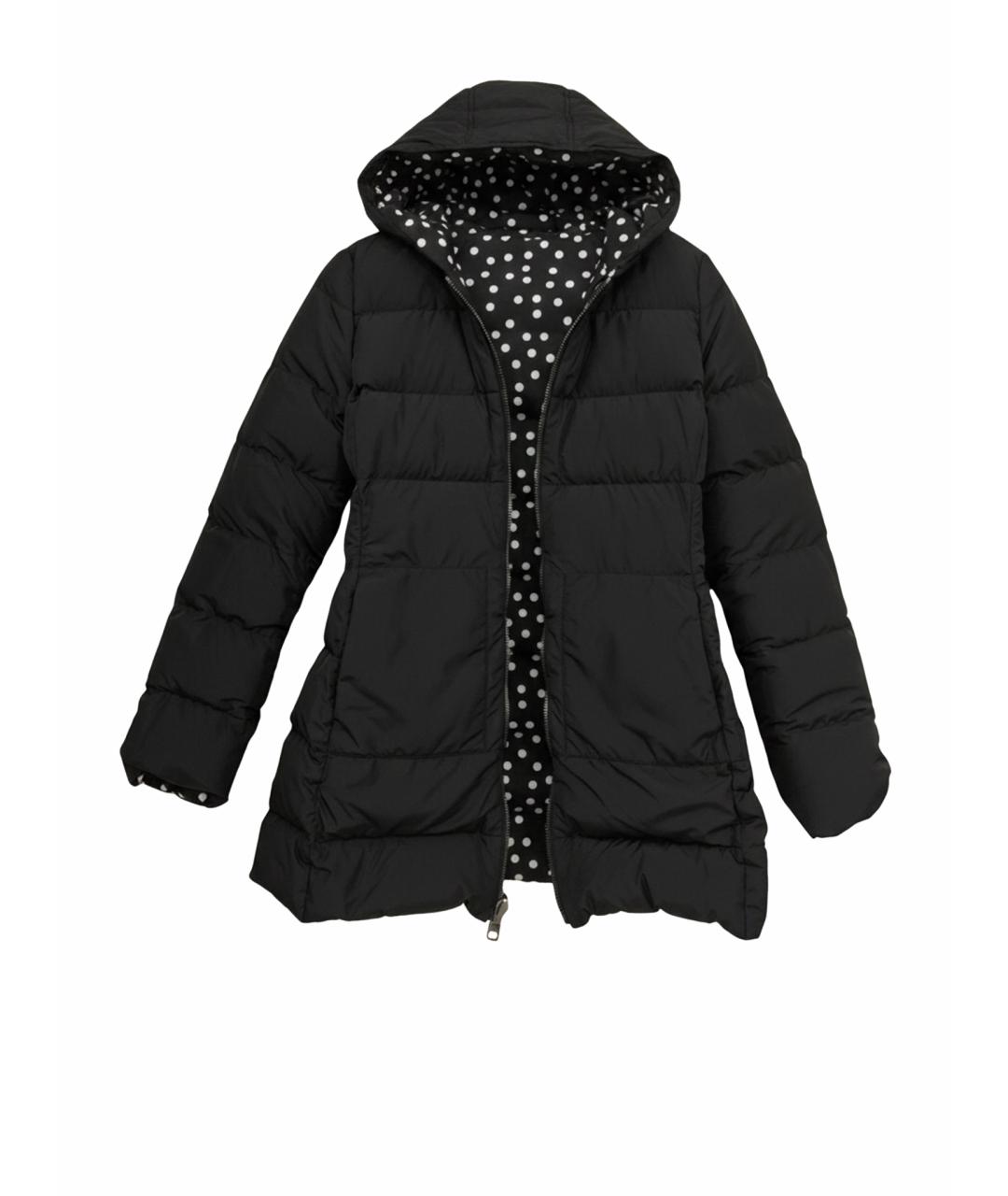 DOLCE&GABBANA Черный хлопковый пуховик, фото 1