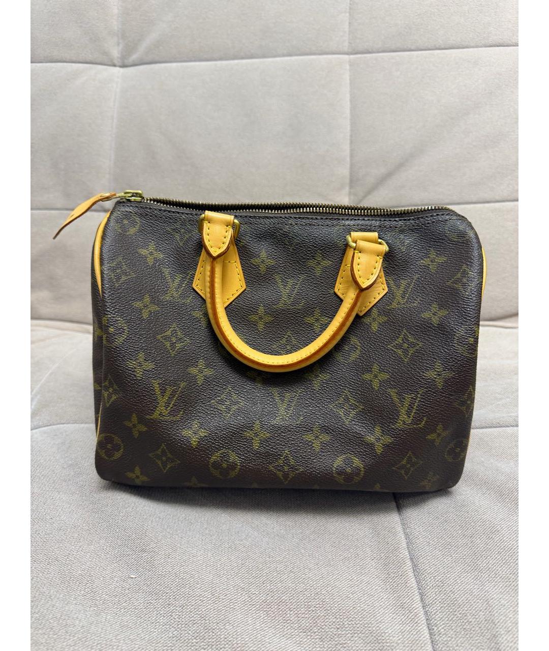 LOUIS VUITTON Коричневая сумка с короткими ручками, фото 2