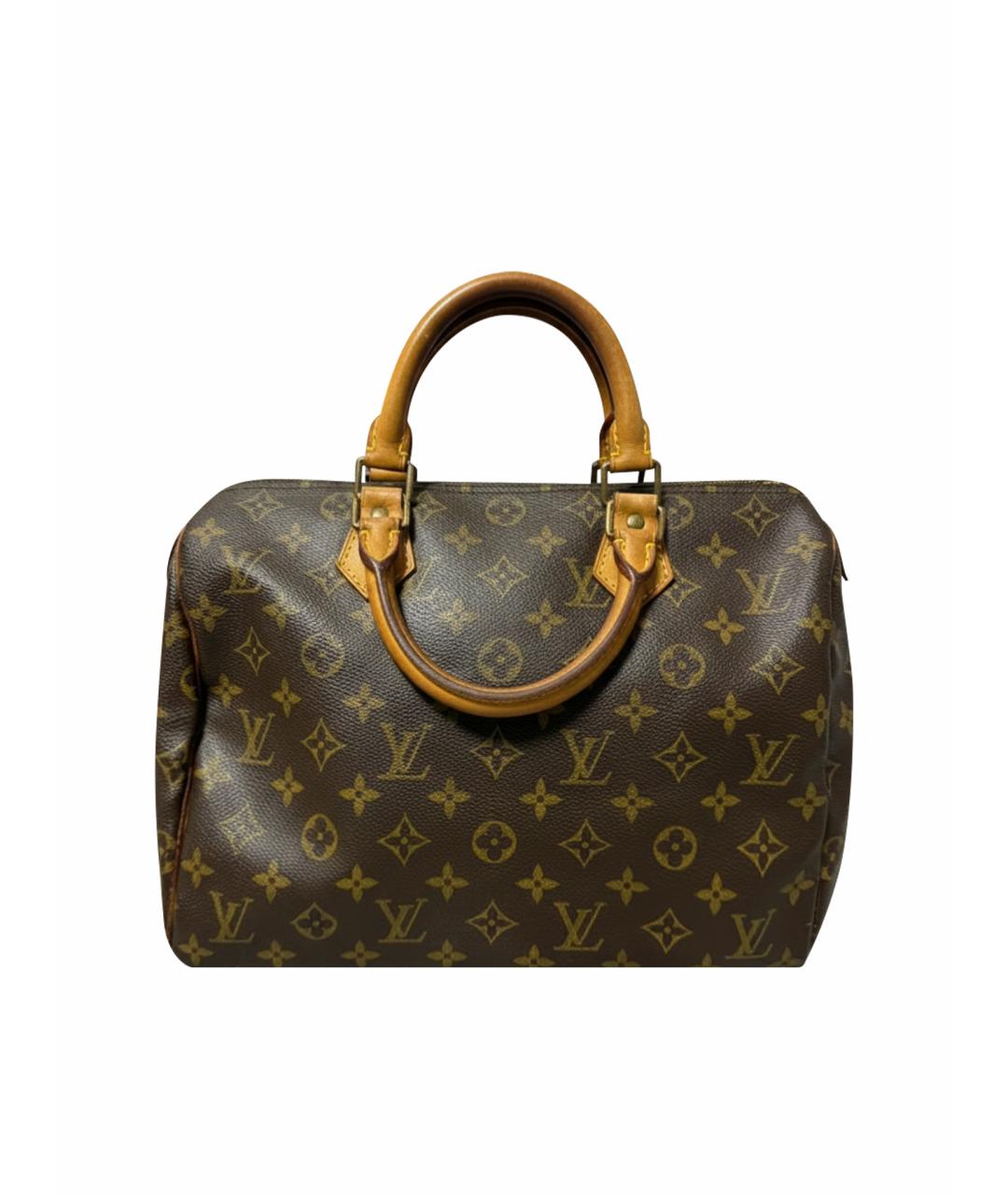 LOUIS VUITTON Коричневая сумка с короткими ручками, фото 1