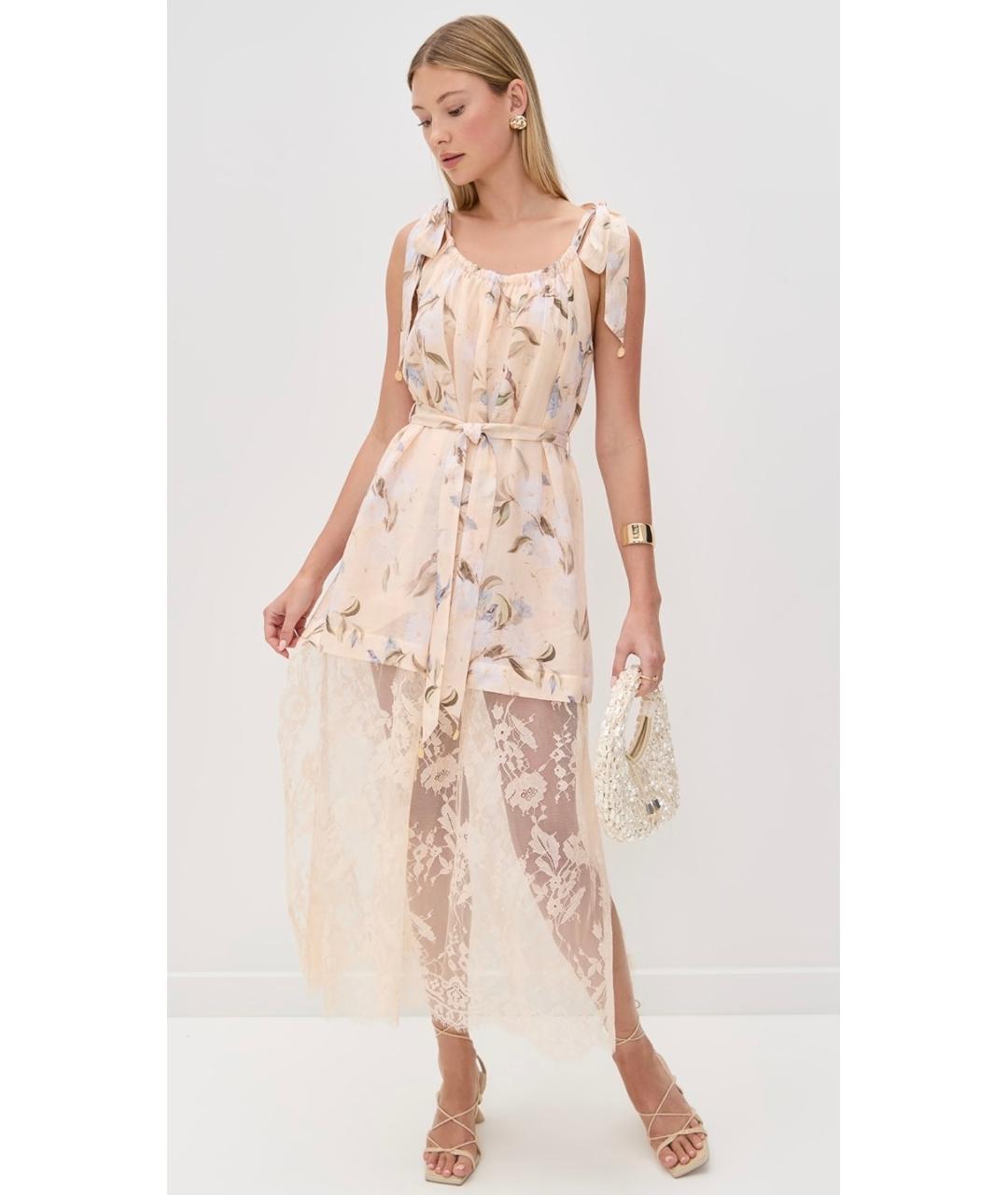 ZIMMERMANN Розовое коктейльное платье, фото 7