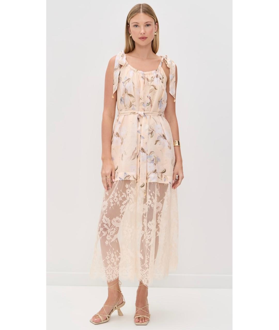 ZIMMERMANN Розовое коктейльное платье, фото 5