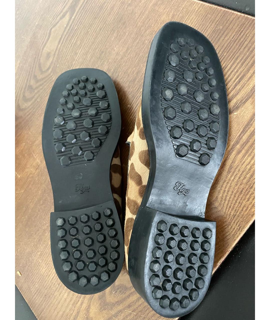 YVES SAINT LAURENT BEAUTY Золотые лоферы, фото 6