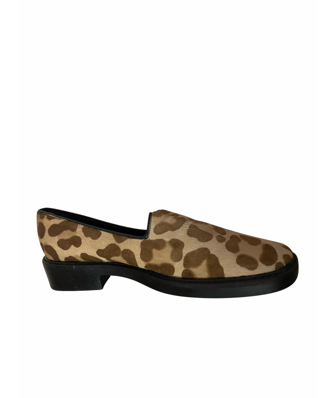 YVES SAINT LAURENT BEAUTY Золотые лоферы, фото 1