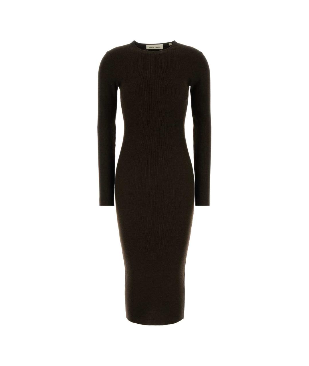 FEAR OF GOD ESSENTIALS Коричневое полиэстеровое платье, фото 1