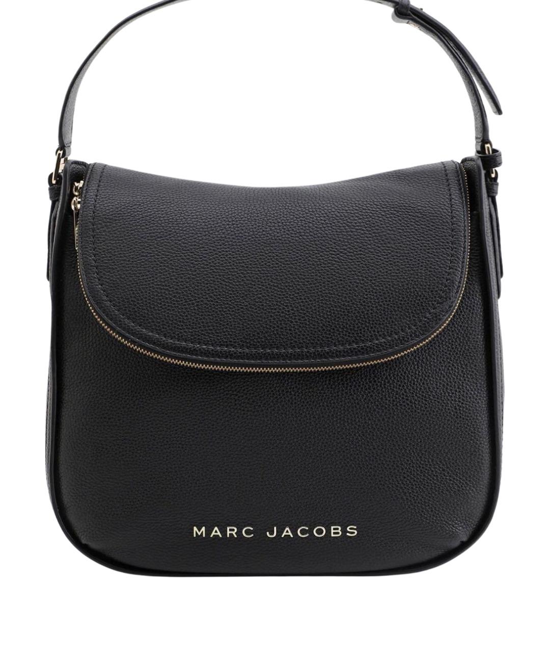 MARC JACOBS Черная кожаная сумка через плечо, фото 1