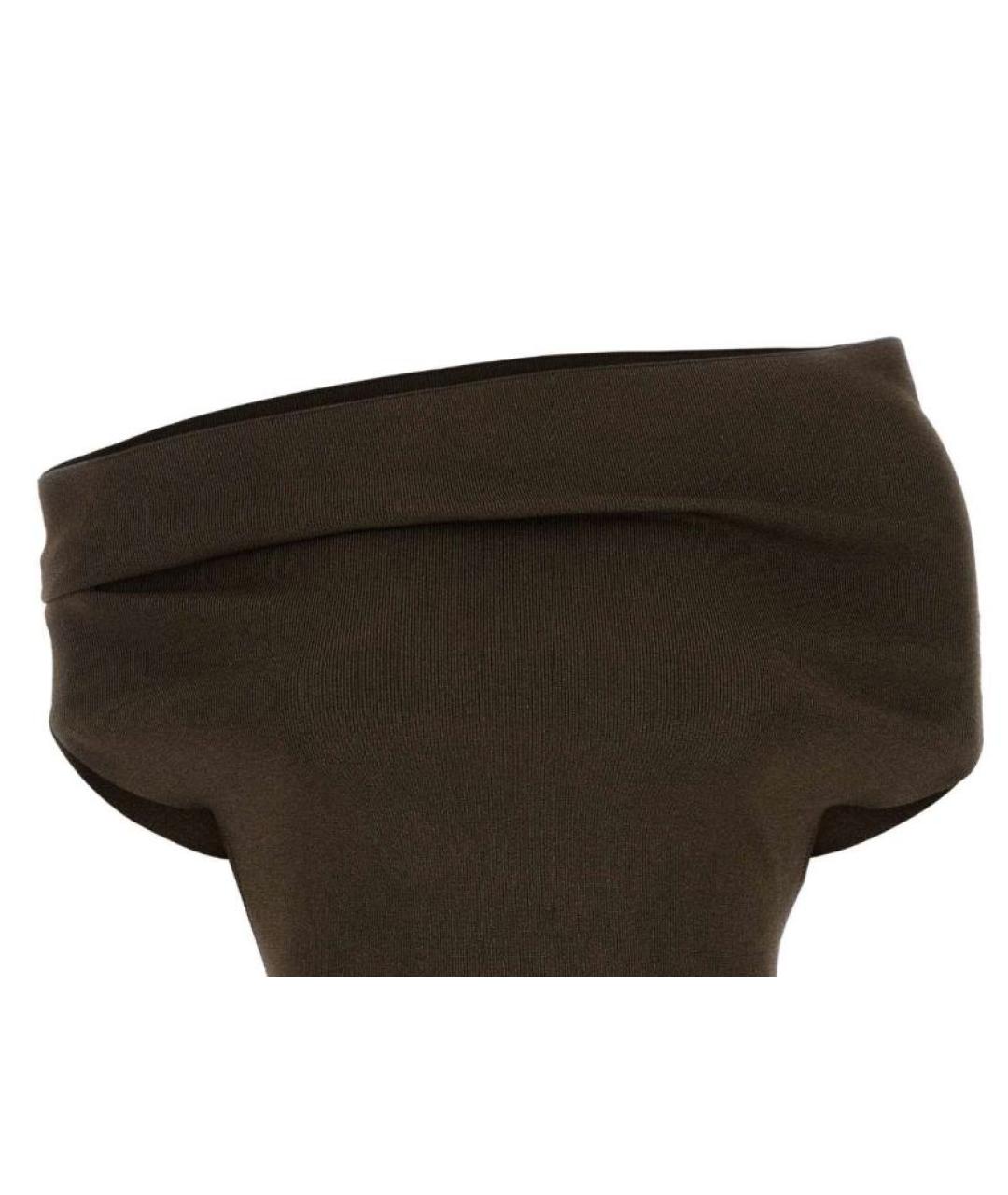 ARMARIUM Коричневая вискозная майка, фото 3