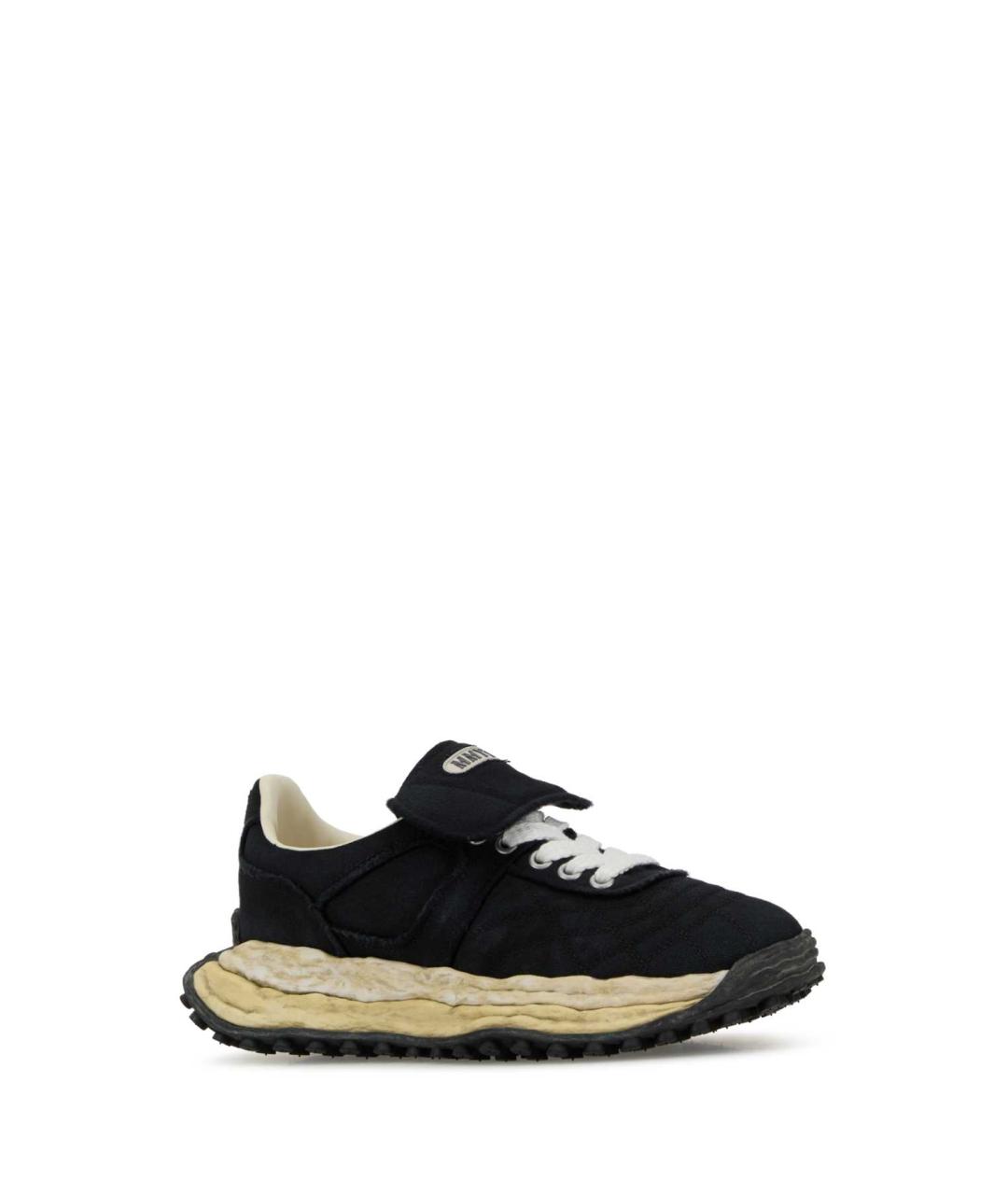 MAISON MIHARA YASUHIRO Черные низкие кроссовки / кеды, фото 2