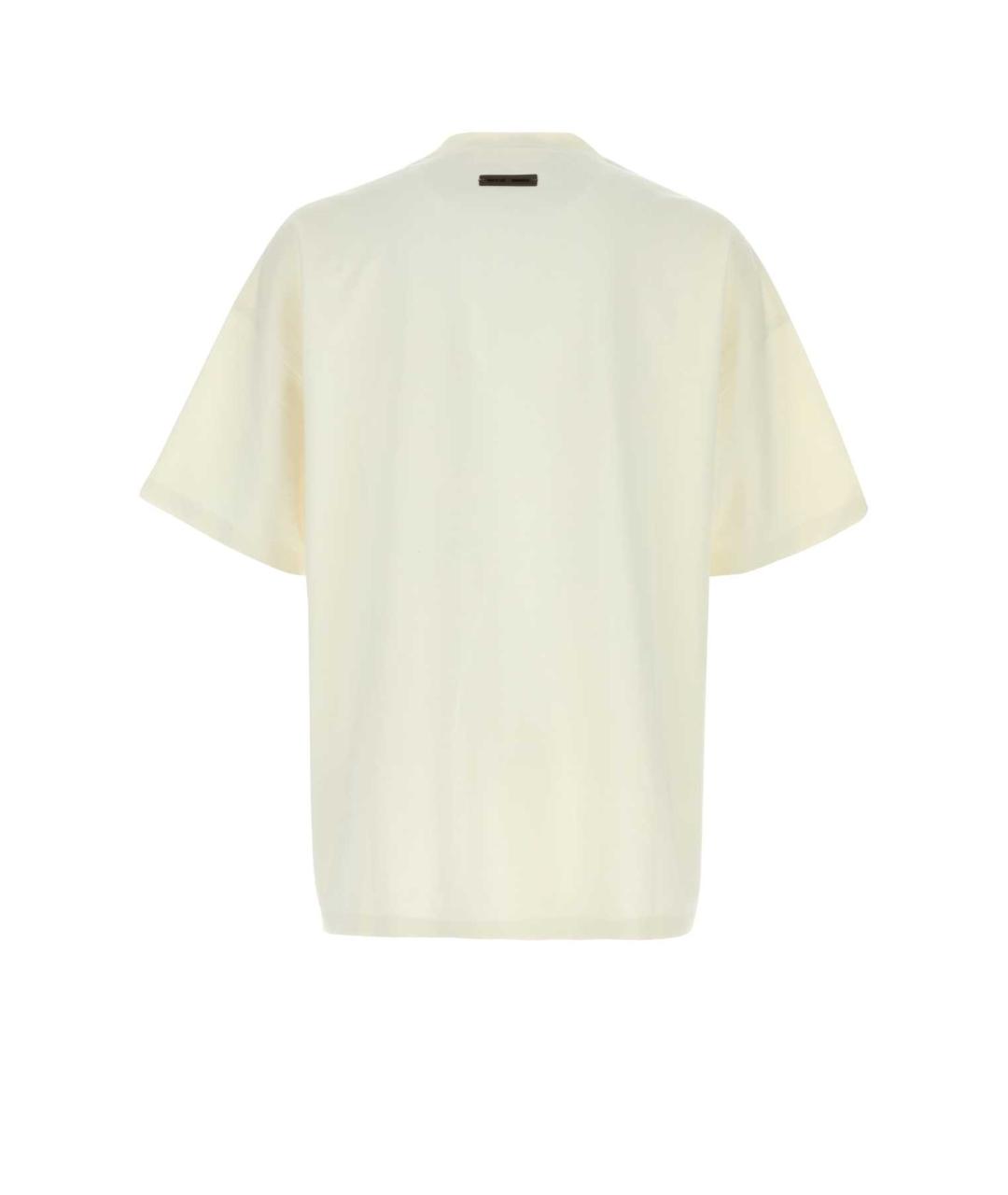 FEAR OF GOD ESSENTIALS Белая хлопковая футболка, фото 2