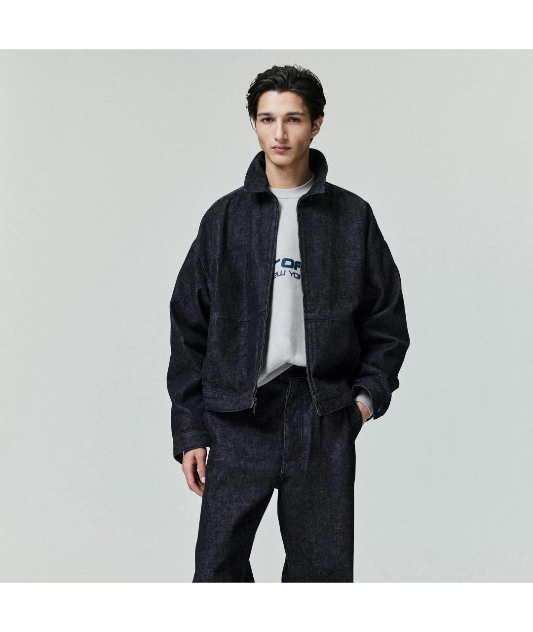 FEAR OF GOD ESSENTIALS Черная деним куртка, фото 3