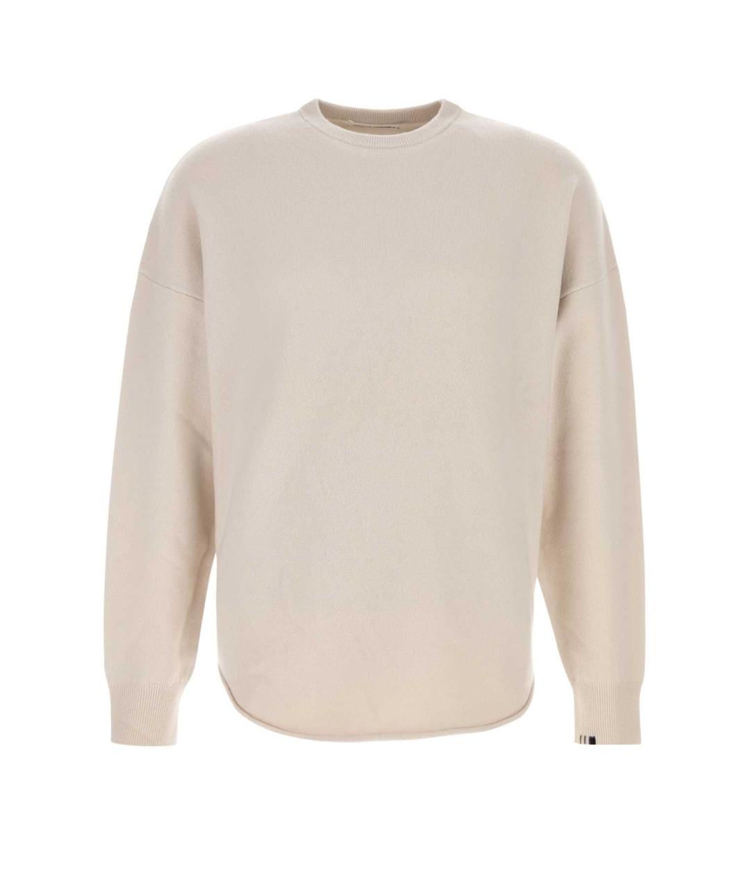 EXTREME CASHMERE Бежевый кашемировый джемпер / свитер, фото 1