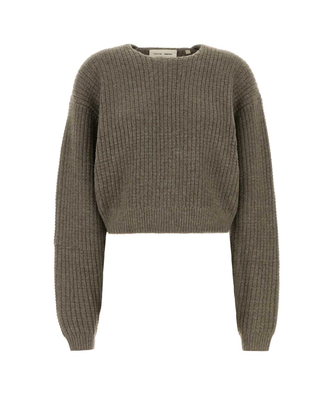 FEAR OF GOD ESSENTIALS Коричневый полиэстеровый джемпер / свитер, фото 1