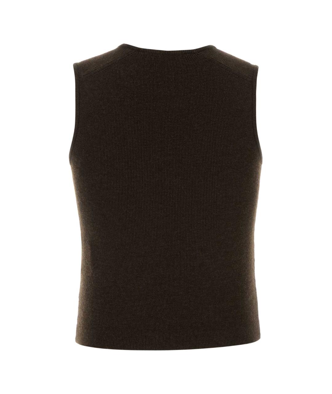 FEAR OF GOD ESSENTIALS Коричневая полиэстеровая майка, фото 2