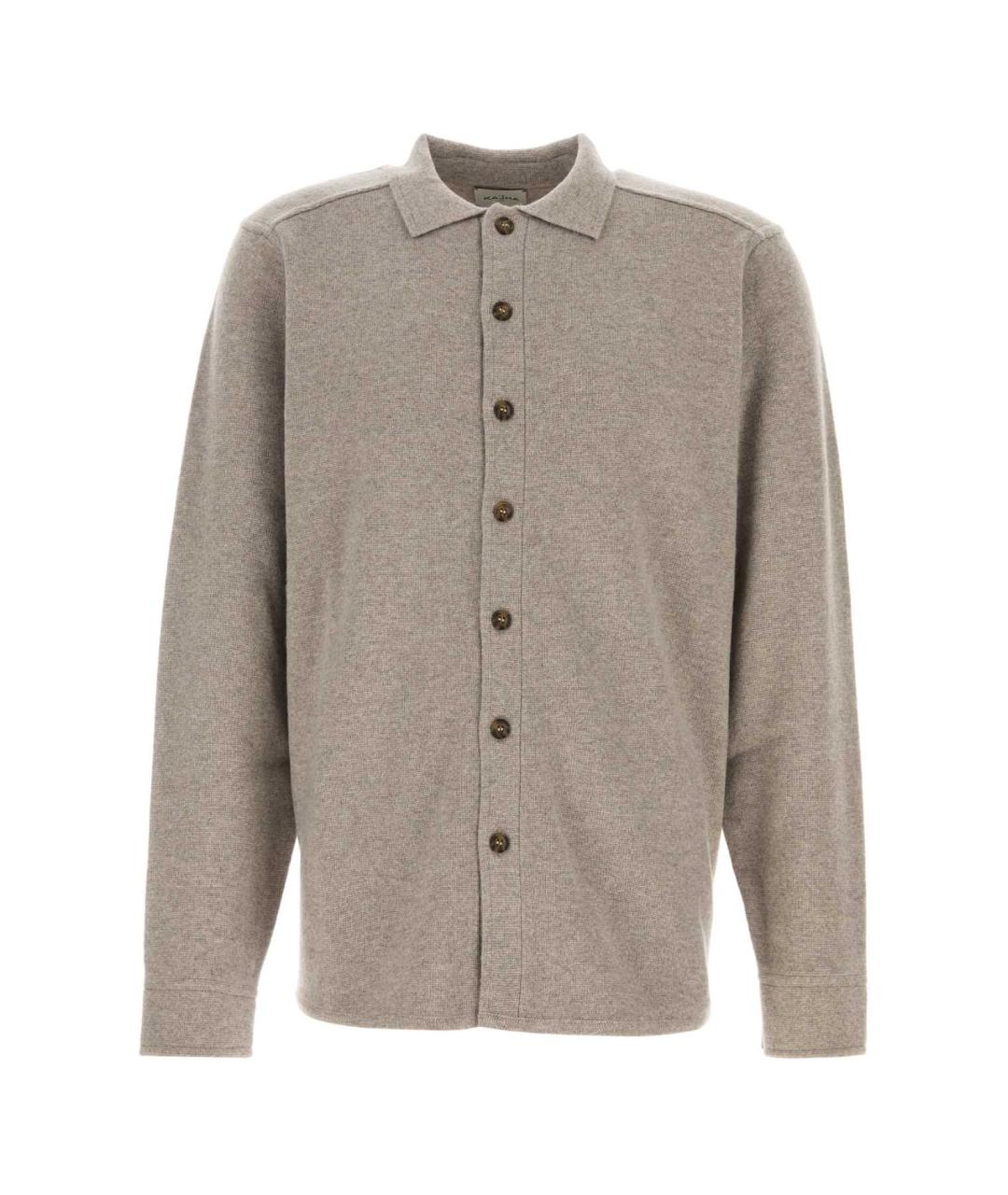 LE KASHA Бежевая кашемировая кэжуал рубашка, фото 1