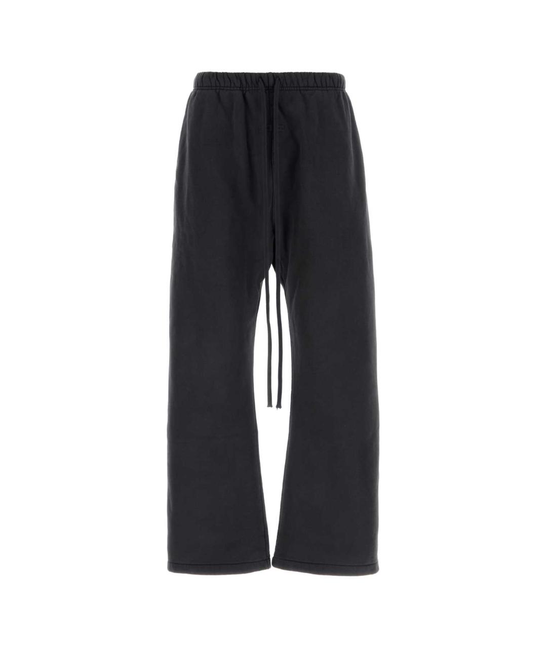 FEAR OF GOD ESSENTIALS Антрацитовые хлопковые повседневные брюки, фото 1