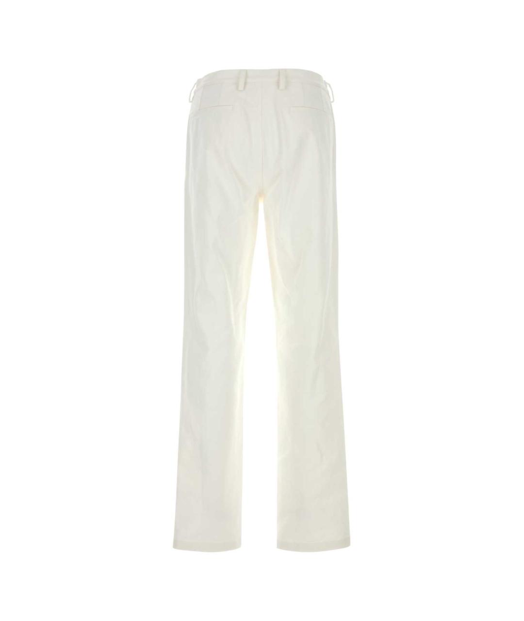 RIER Белые хлопковые прямые джинсы, фото 2