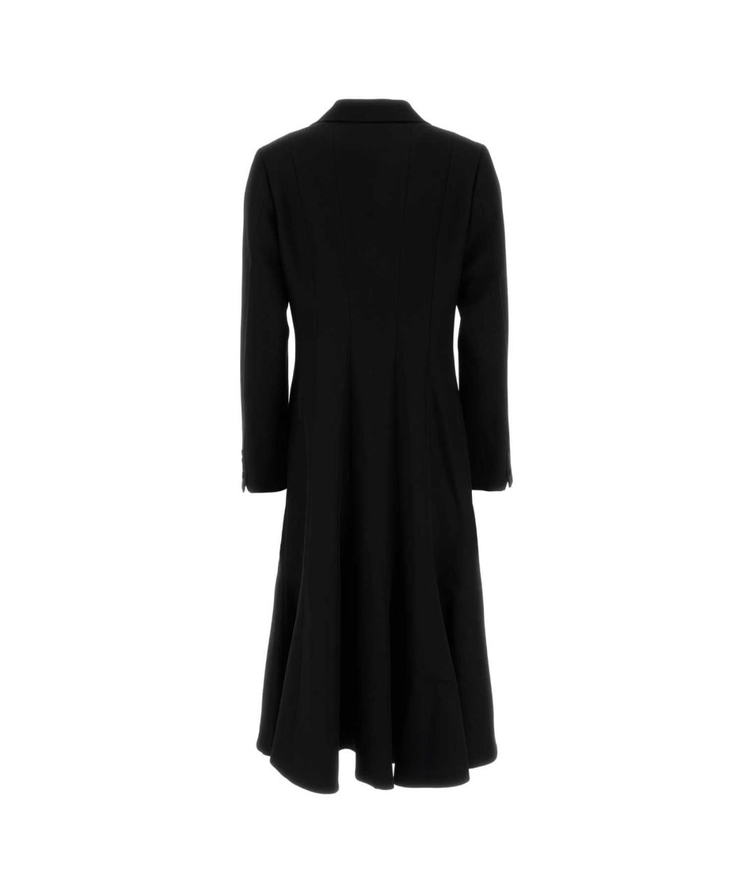 FENDI Черное шерстяное пальто, фото 2