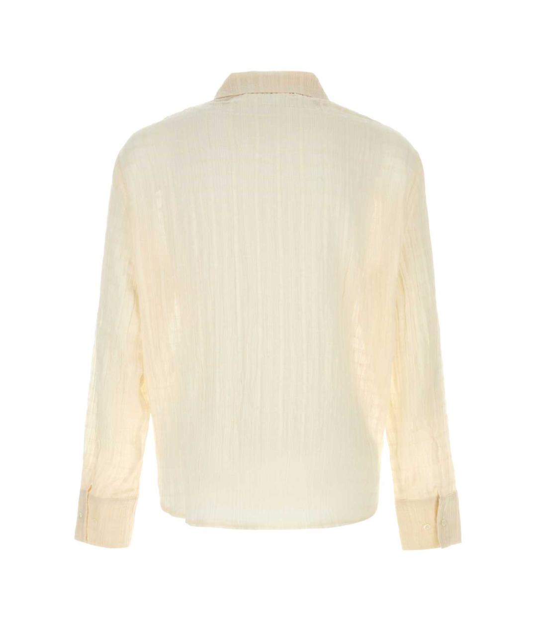 SEFR Желтая хлопковая кэжуал рубашка, фото 2