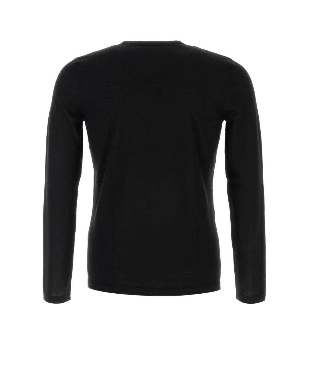 LE KASHA Черный кашемировый джемпер / свитер, фото 2