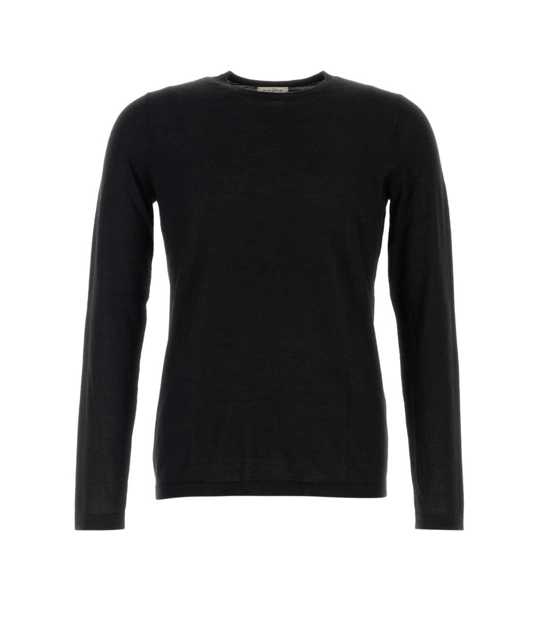 LE KASHA Черный кашемировый джемпер / свитер, фото 1