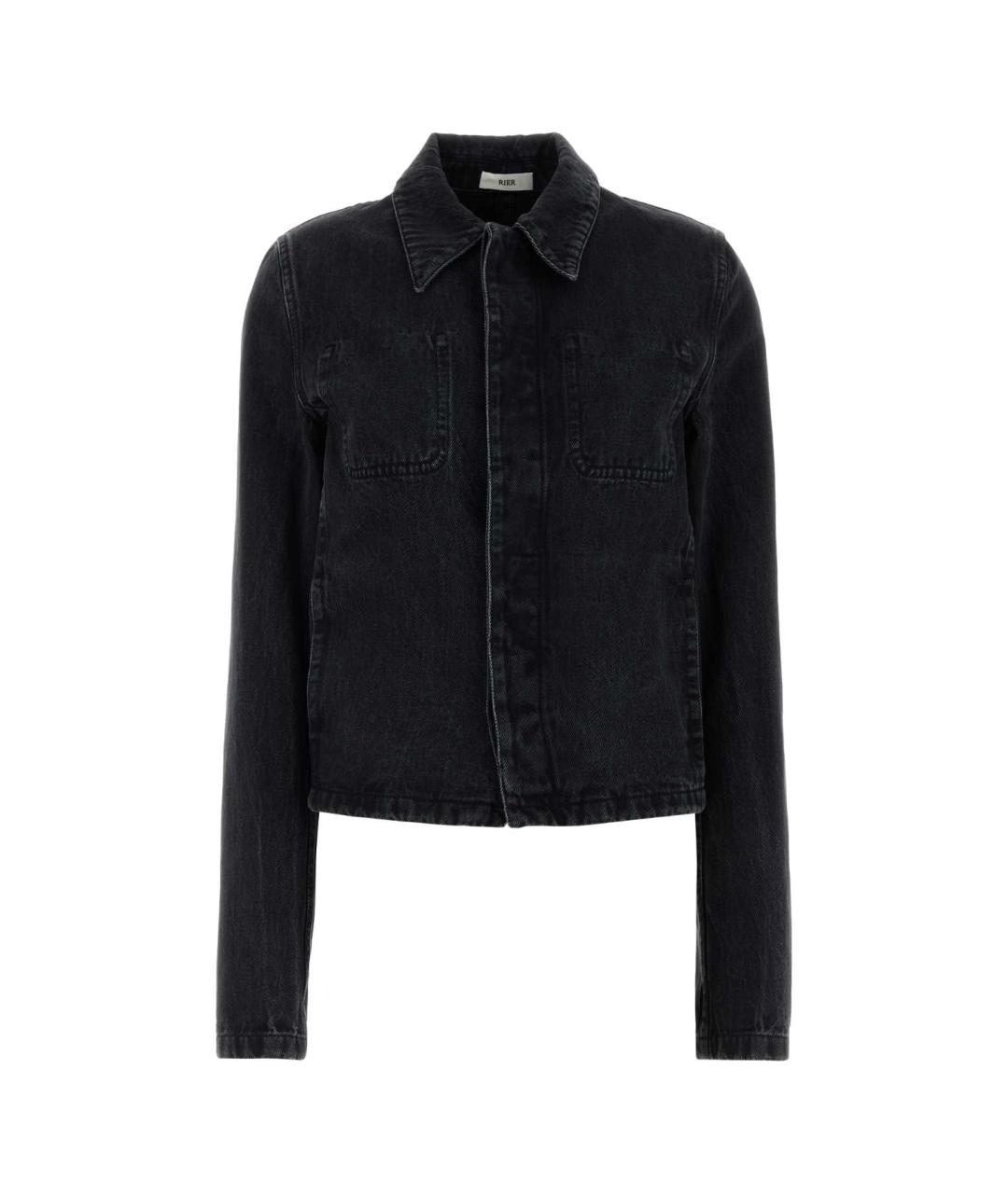 RIER Черная хлопковая куртка, фото 1