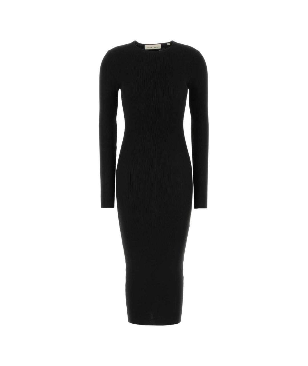 FEAR OF GOD ESSENTIALS Черное полиэстеровое платье, фото 1