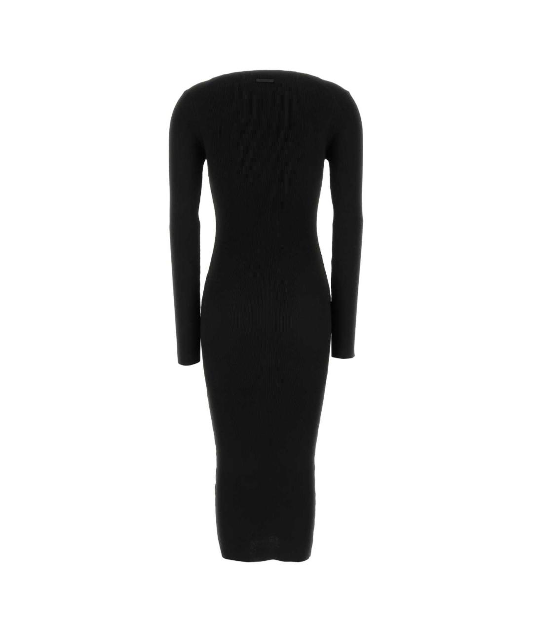 FEAR OF GOD ESSENTIALS Черное полиэстеровое платье, фото 2