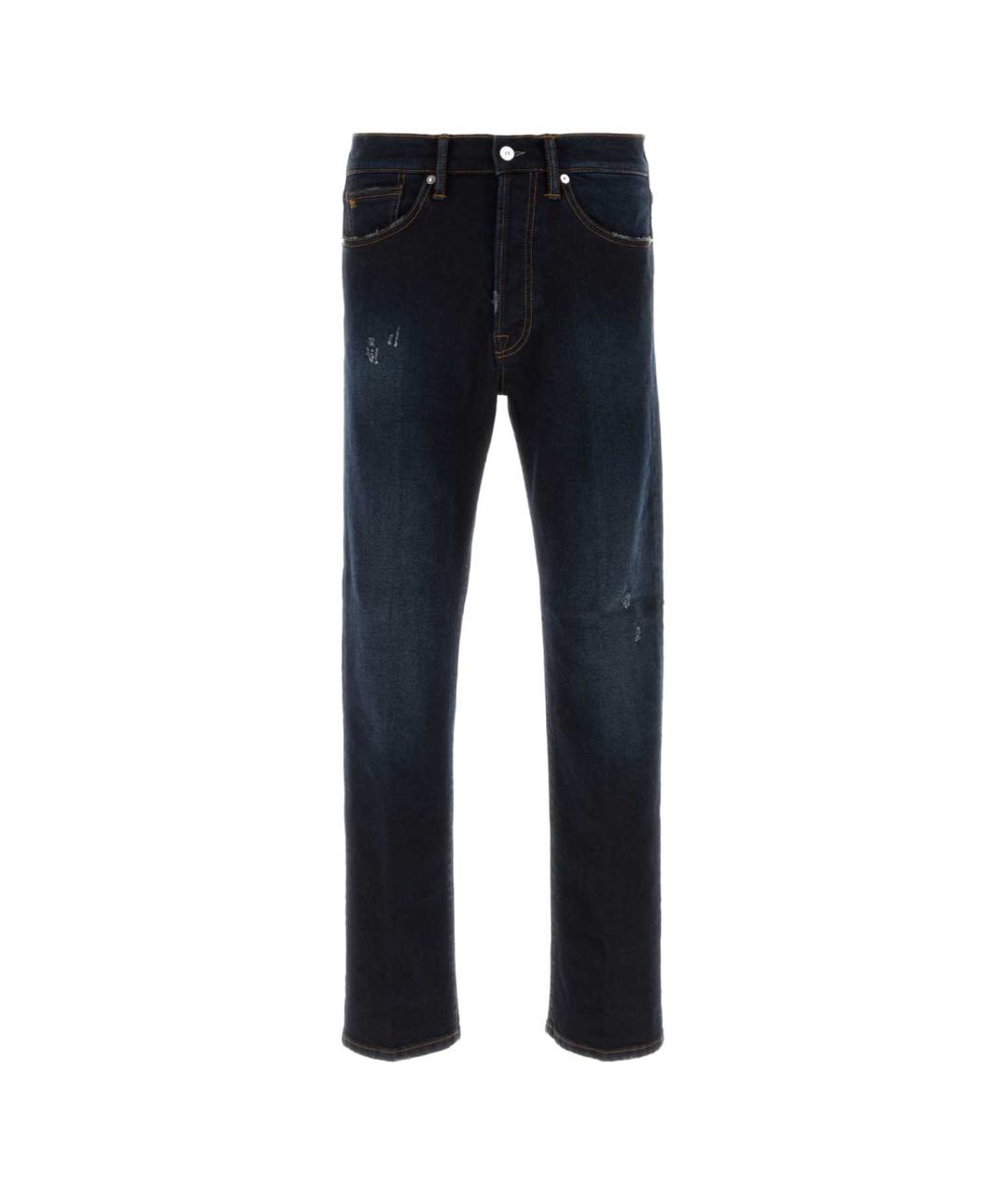 NINE IN THE MORNING Синие хлопковые прямые джинсы, фото 1