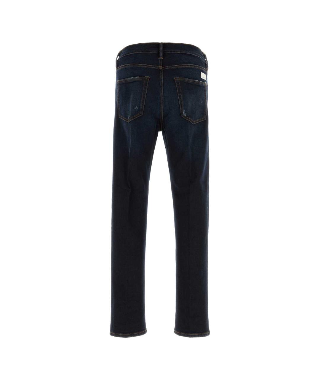 NINE IN THE MORNING Синие хлопковые прямые джинсы, фото 2